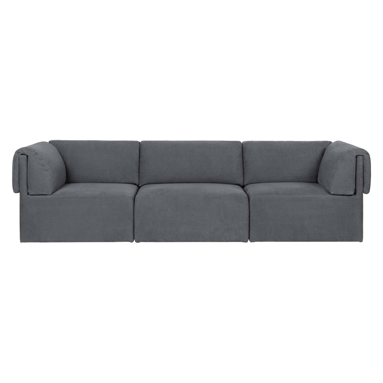Wonder Sofa: 3 Seater with Armrest + Fixed Cover