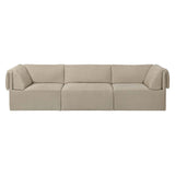 Wonder Sofa: 3 Seater with Armrest + Fixed Cover