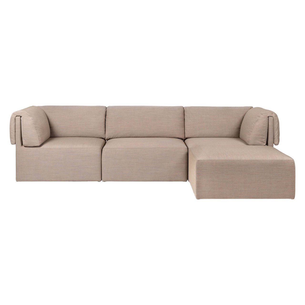 Wonder Sofa: 3 Seater with Chaise Lounge + Fixed Cover
