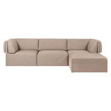 Wonder Sofa: 3 Seater with Chaise Lounge + Fixed Cover