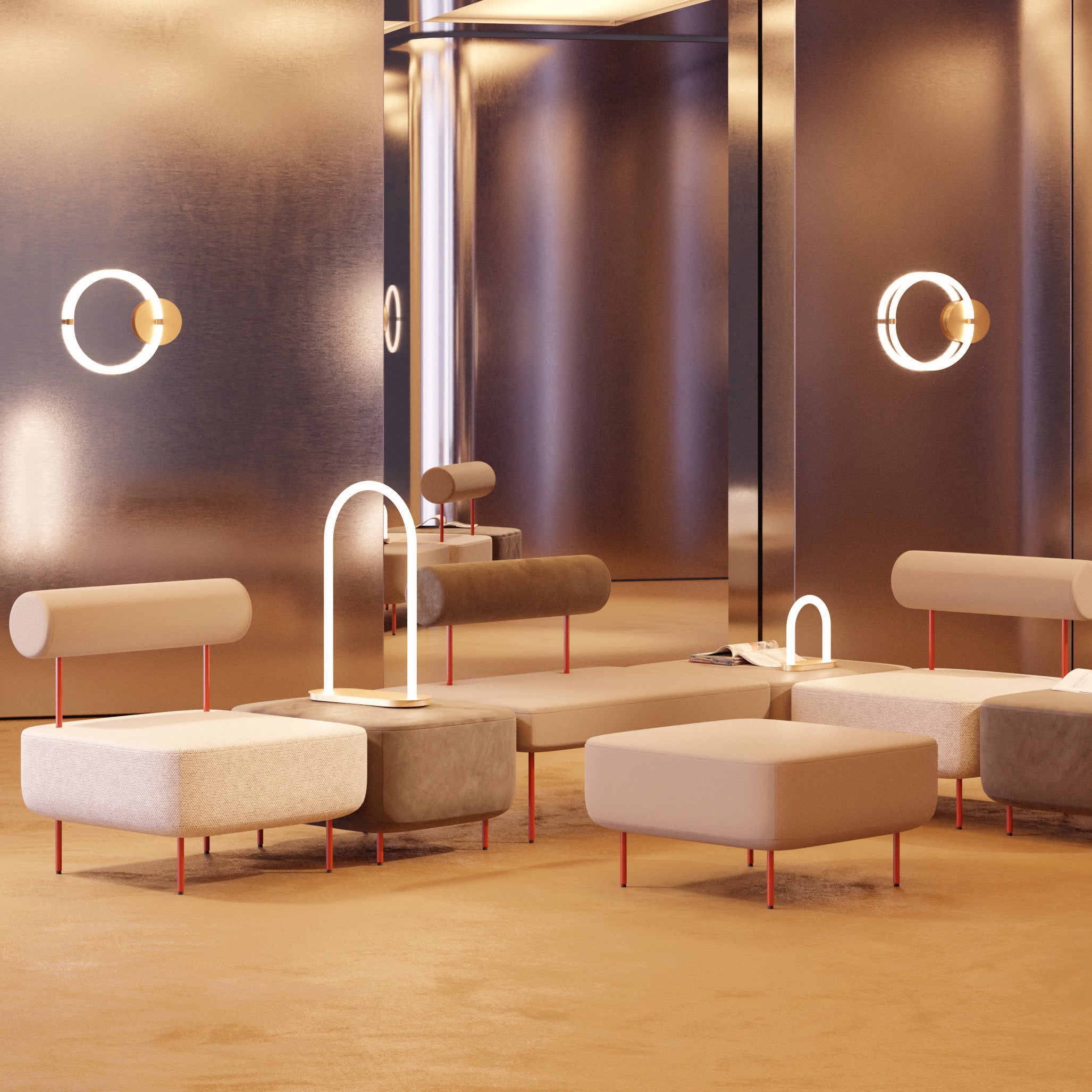 Unseen Table Lamp: Quick Ship