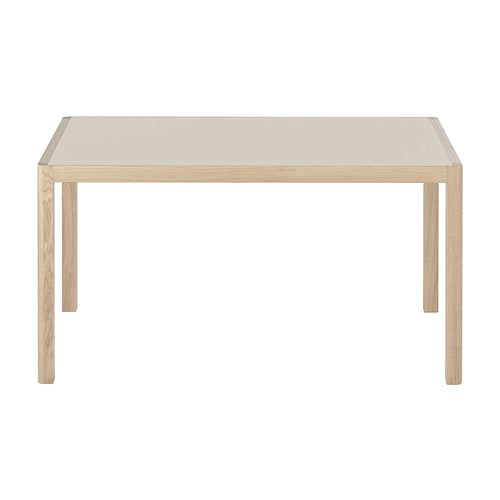 Workshop Table - Quick Ship: Warm Grey Linoleum + Oak