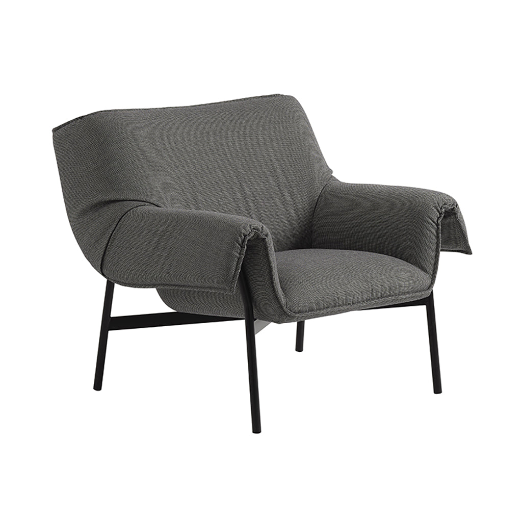 Wrap Lounge Chair: Black + Sabi 151