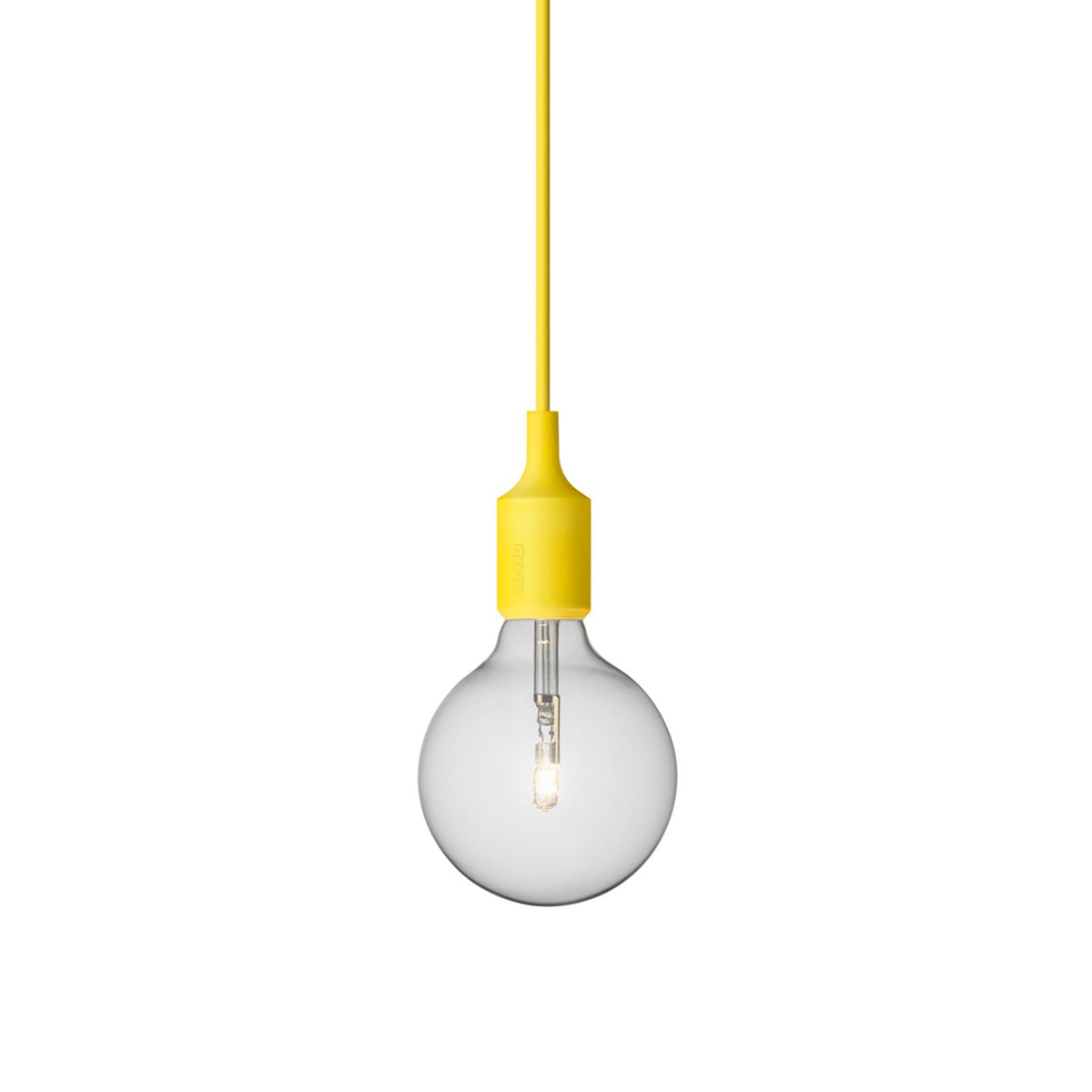 E27 Pendant Lamp: Yellow