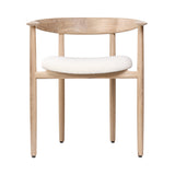Sava Chair: White Oiled Ash + Baru 0200
