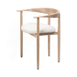 Sava Chair: White Oiled Ash + Baru 0200