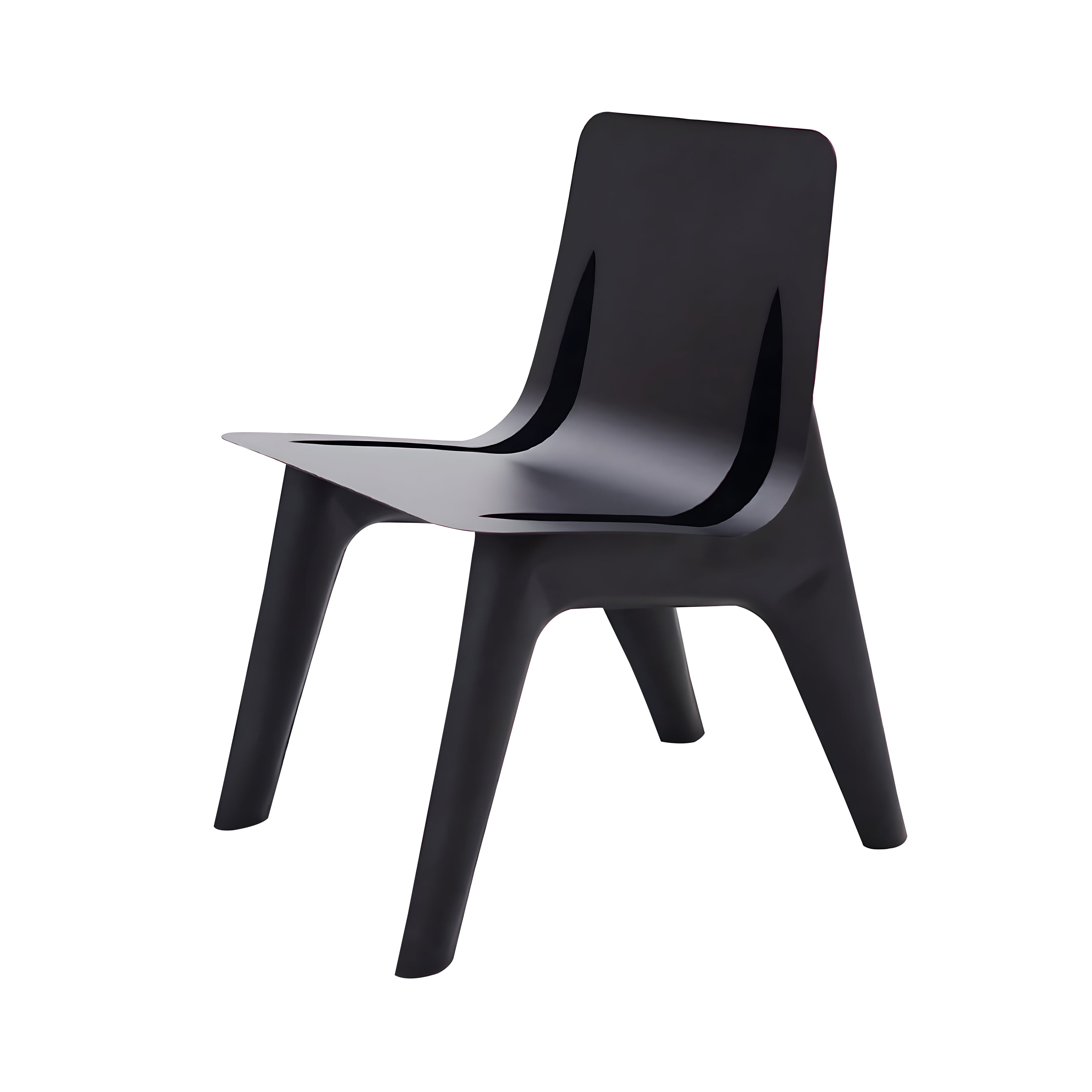 J-Chair Lounge: Graphite Grey Matt Aluminum