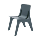 J-Chair Lounge: Grey Blue Matt Steel
