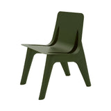 J-Chair Lounge: Olive Green Matt Aluminum