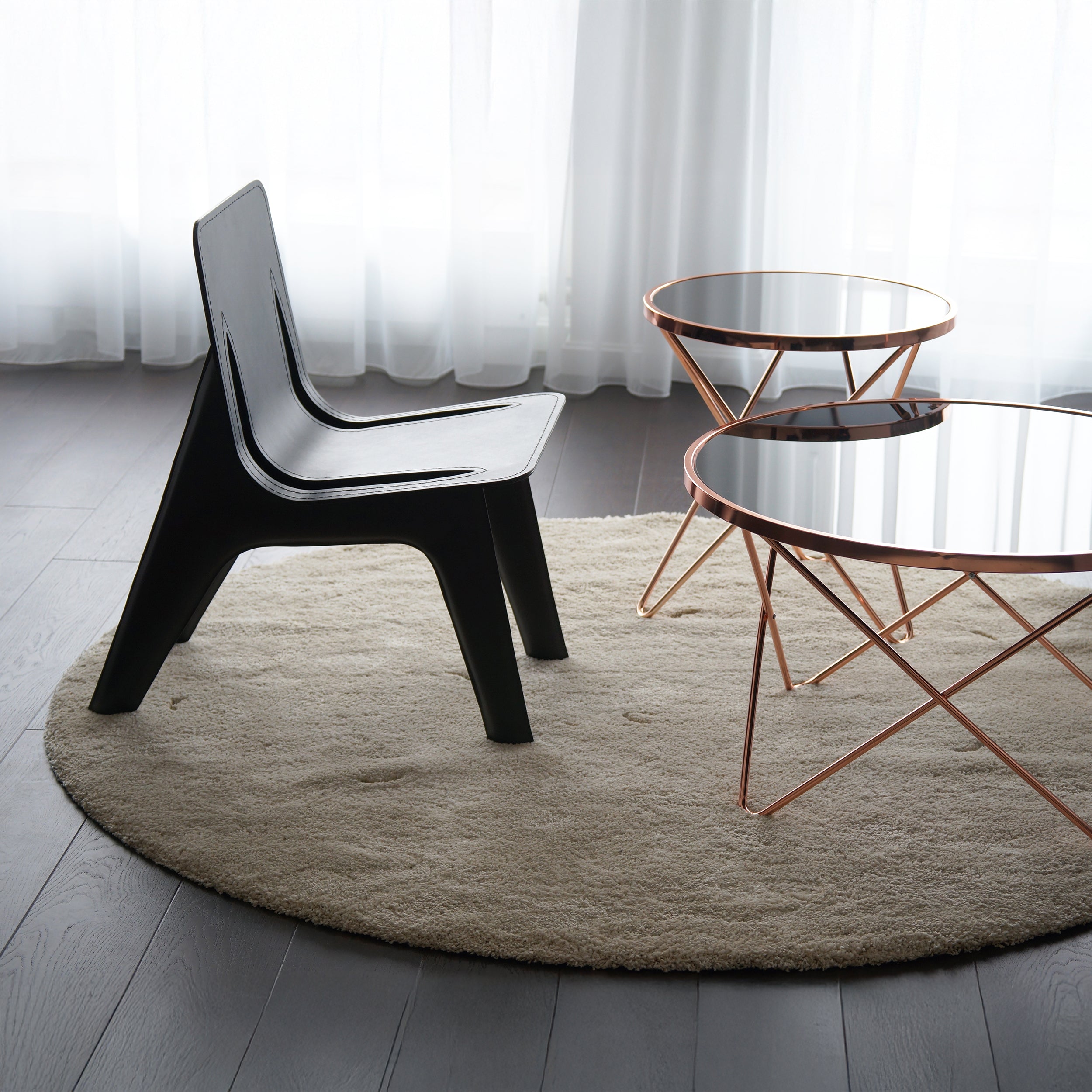 J-Chair Lounge: Leather Seat