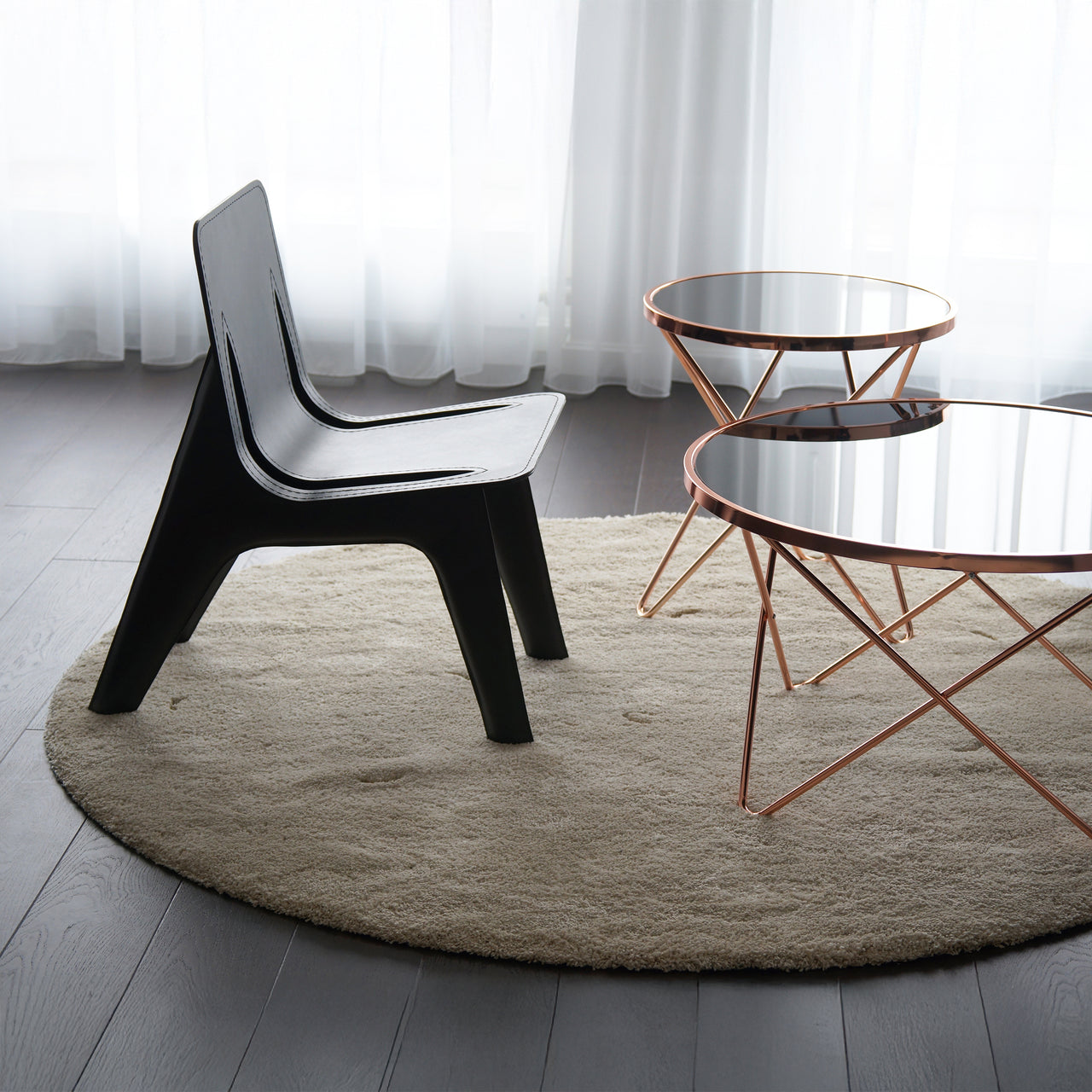 J-Chair Lounge: Leather Seat