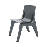 J-Chair Lounge: Tele Grey Matt Steel
