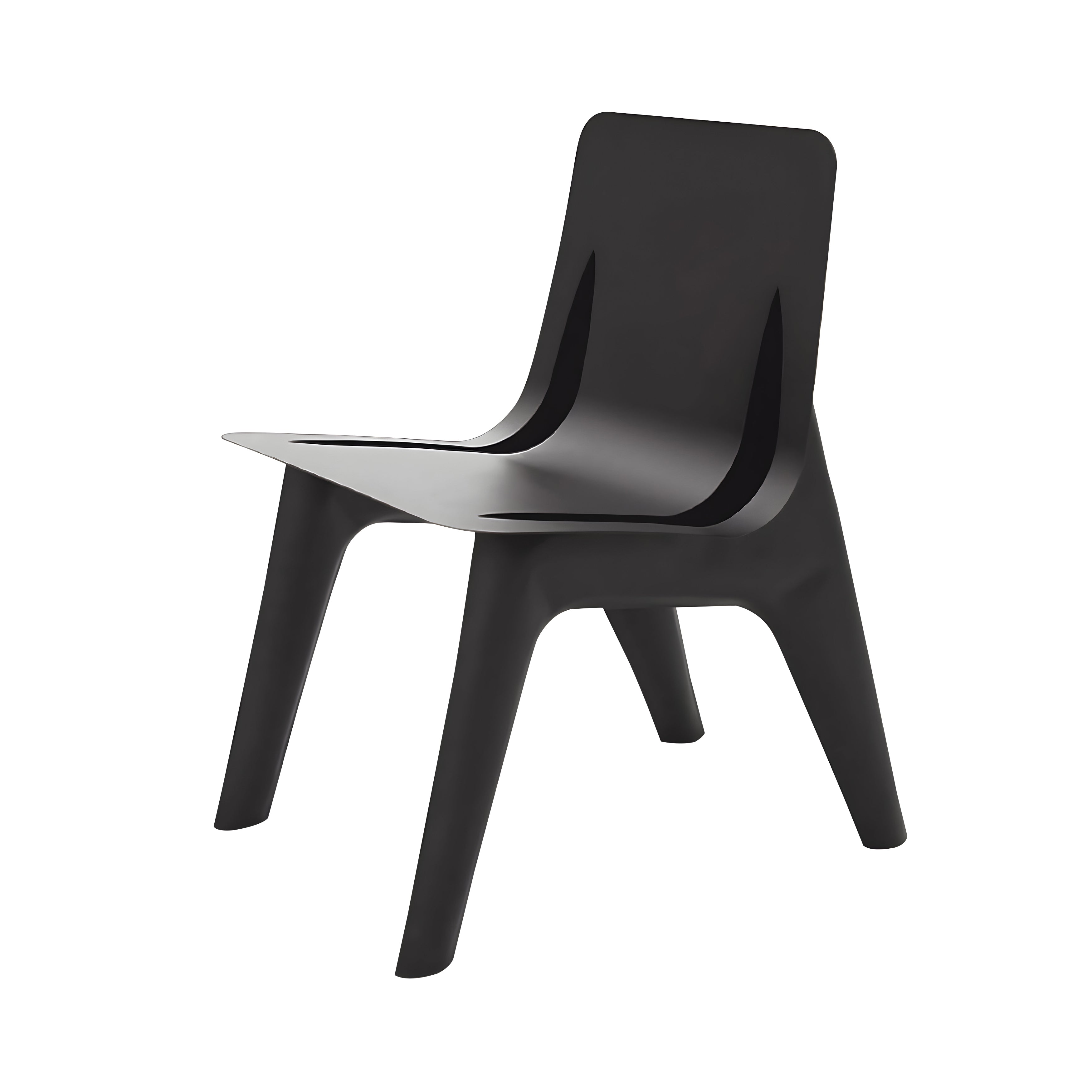 J-Chair Lounge: Umbra Grey Matt Aluminum