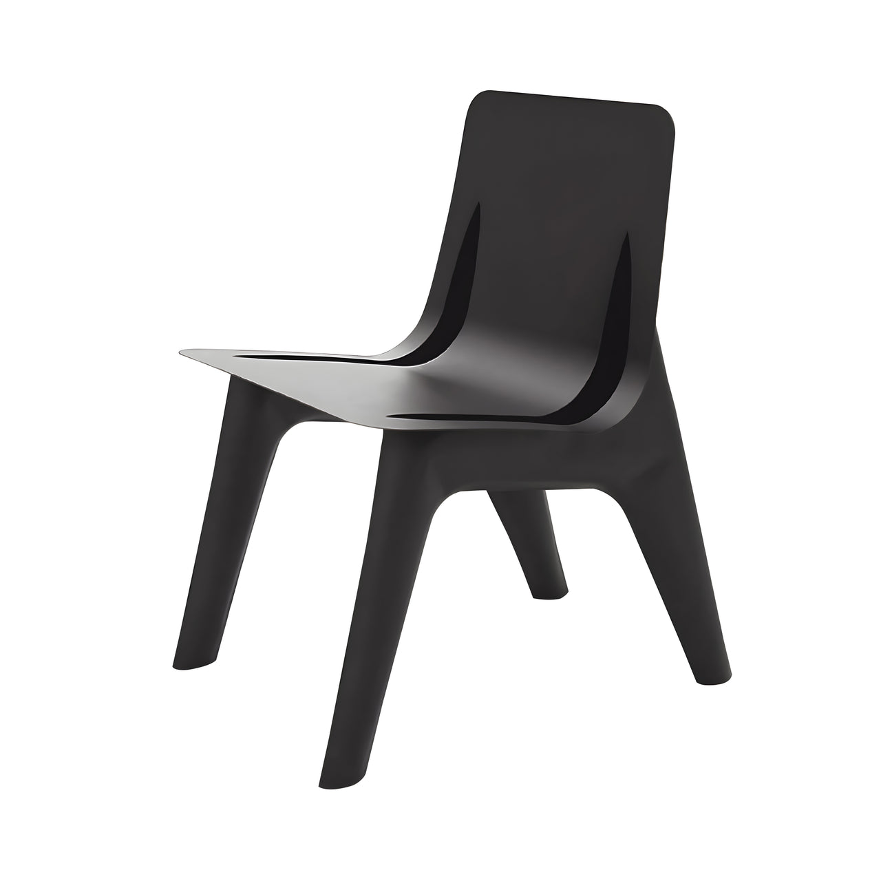 J-Chair Lounge: Umbra Grey Matt Aluminum
