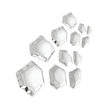 Kamyki Wall Hanger: 12 + Inox Polished