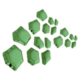 Kamyki Wall Hanger: 18 + Emarald