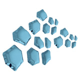 Kamyki Wall Hanger: 18 + Sapphire