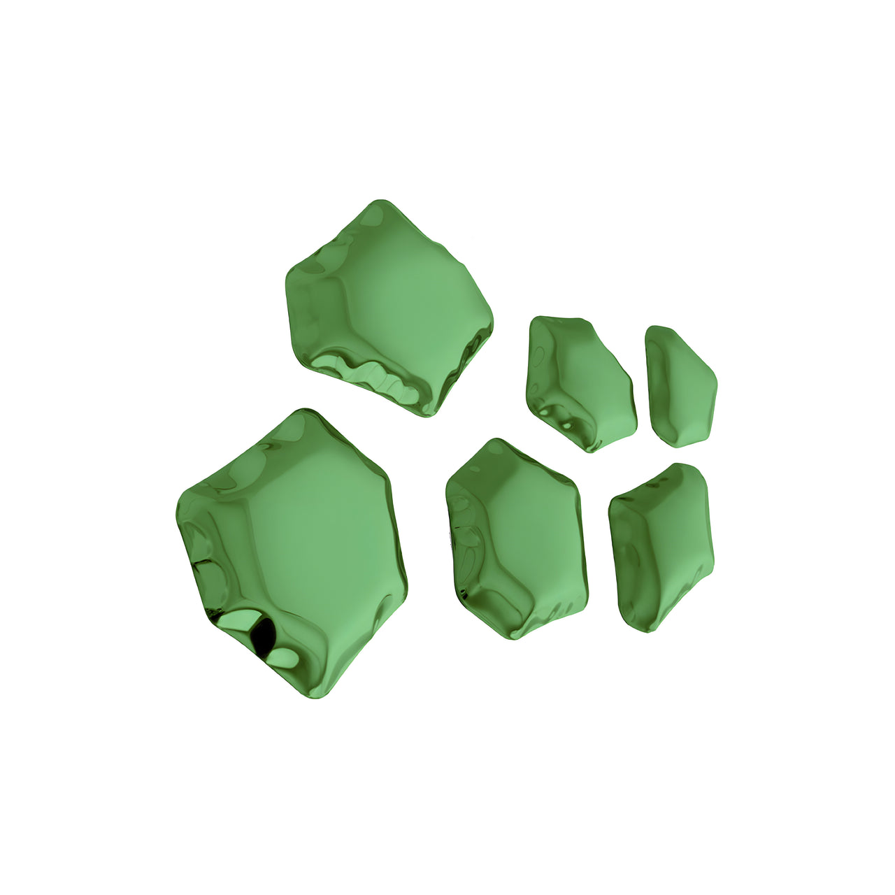 Kamyki Wall Hanger: 6 + Emarald