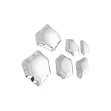 Kamyki Wall Hanger: 6 + Inox Polished