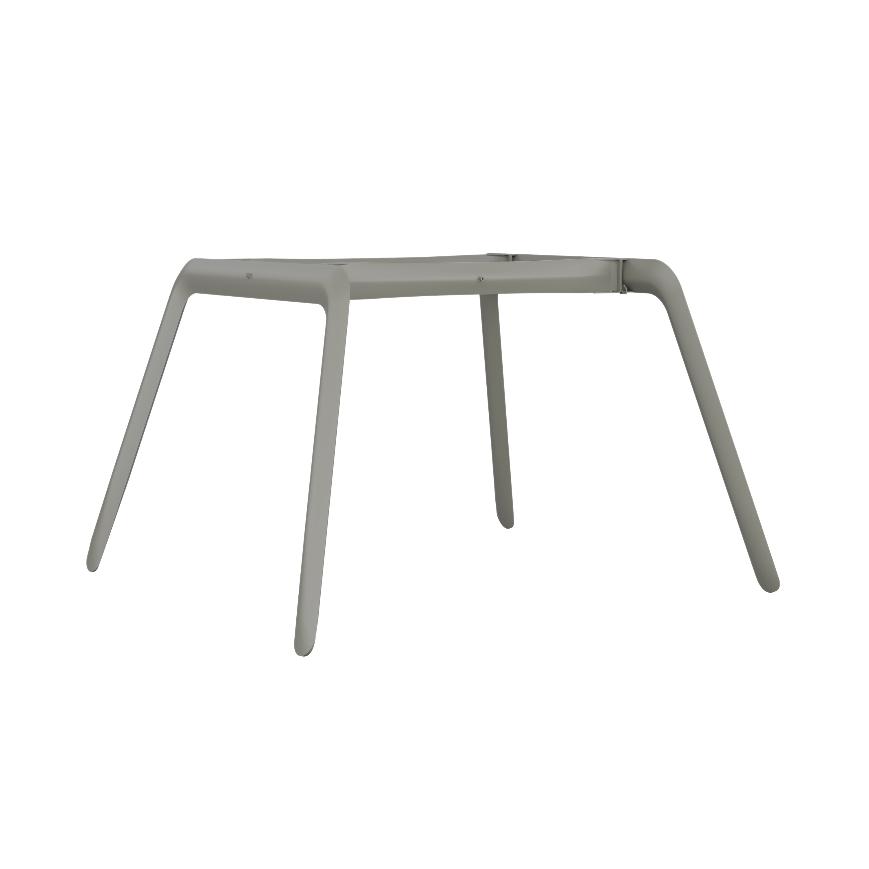Koziol Table Frame: Moss Grey Matt Steel