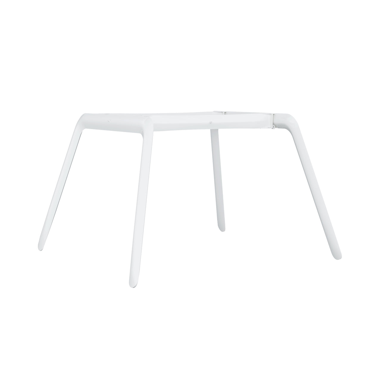 Koziol Table Frame: White Glossy Matt Steel