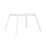 Koziol Table Frame: White Glossy Matt Steel