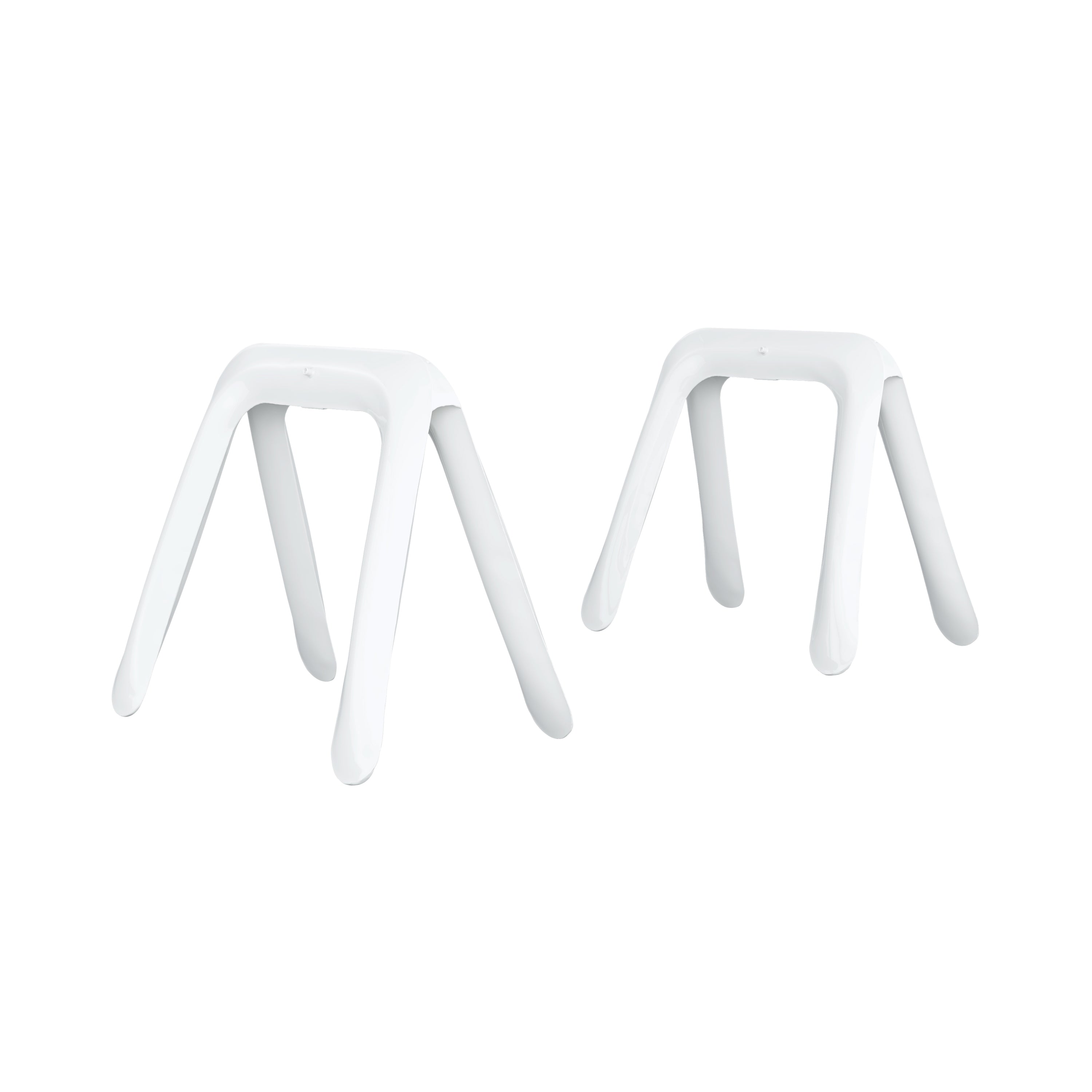 White Glossy Matt Steel