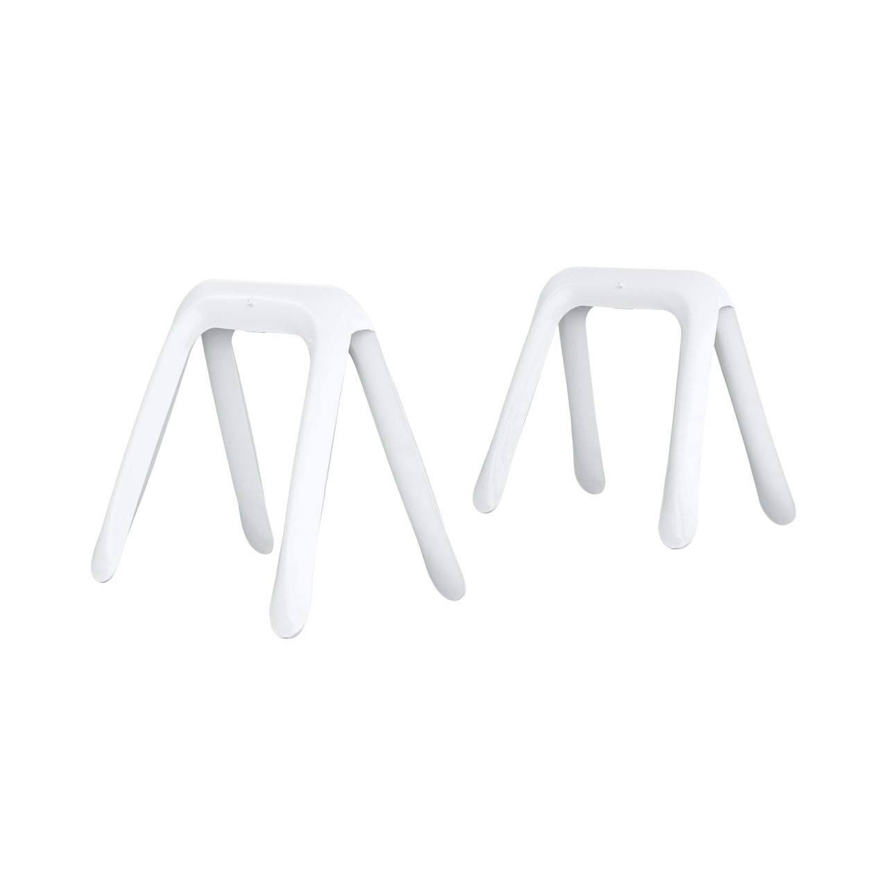 White Glossy Matt Steel