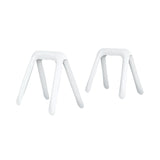 White Glossy Matt Steel