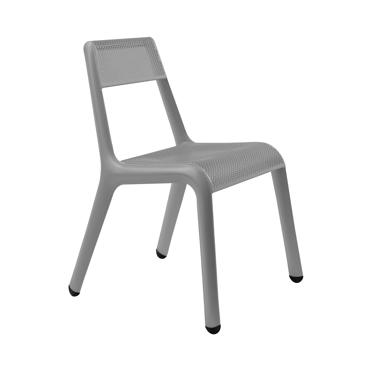 Leggera Chair: Stone Grey Matt Steel