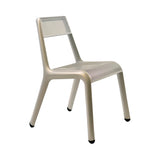 Leggera Chair: Beige Grey Matt Steel