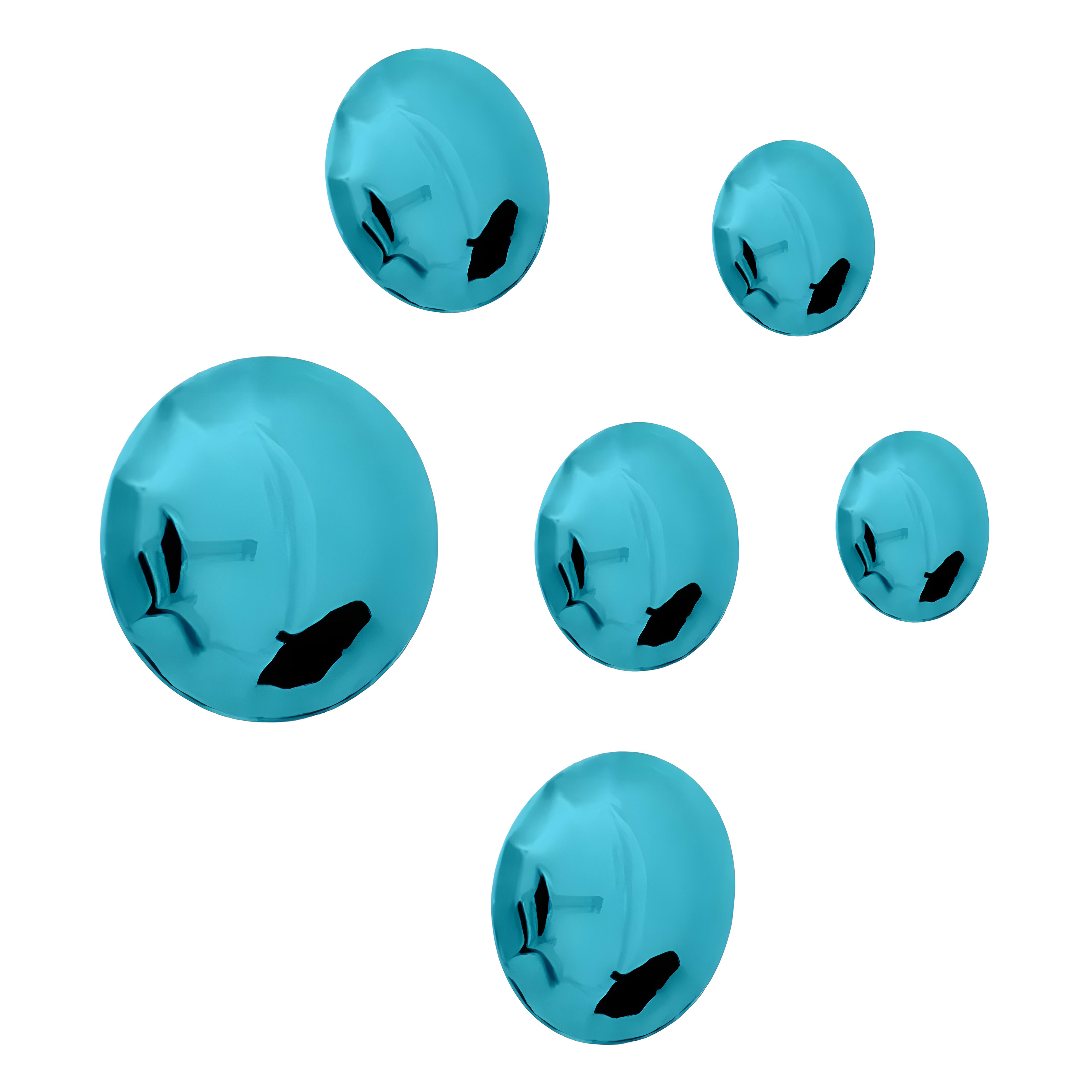 Pin Wall Hanger: Set + 6 + Sapphire