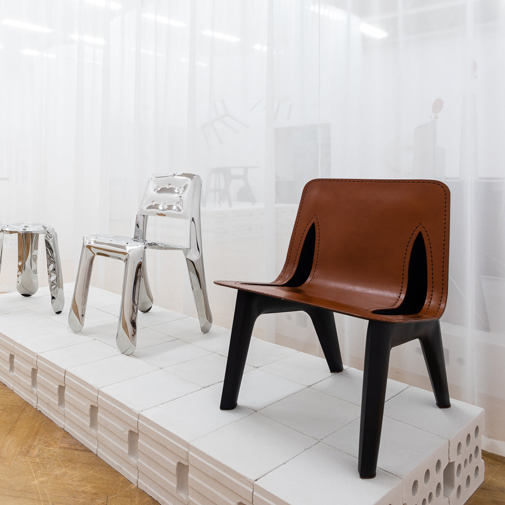 J-Chair Lounge: Leather Seat