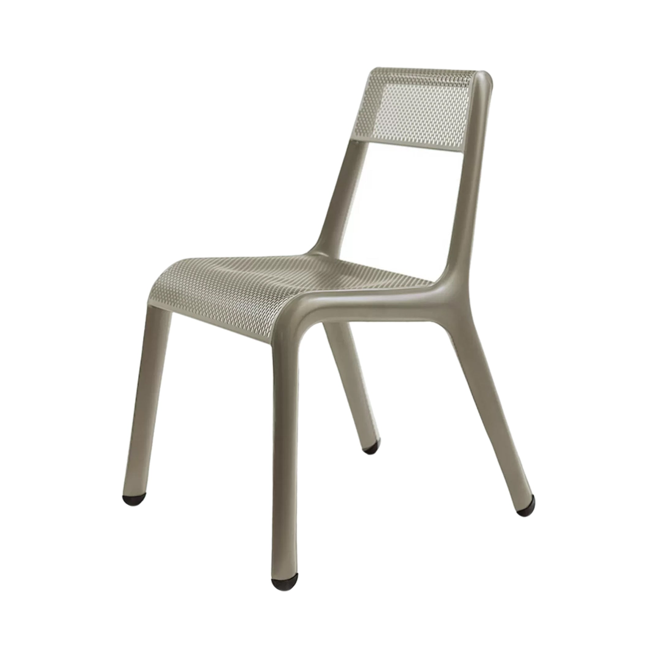 Ultraleggera Chair: Beige Grey Matt Aluminum