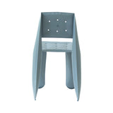 Chippensteel 0.5 Chair: Blue Grey Aluminum