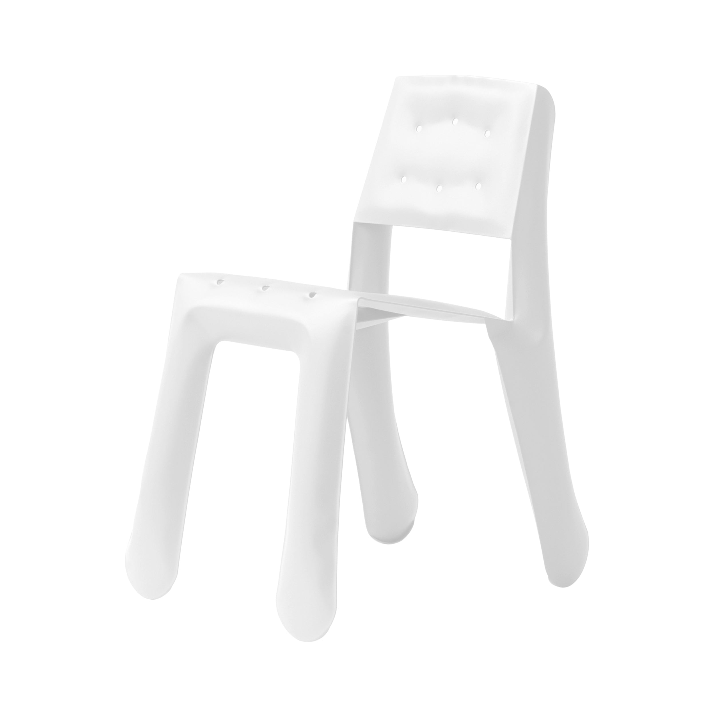Chippensteel 0.5 Chair: White Aluminum