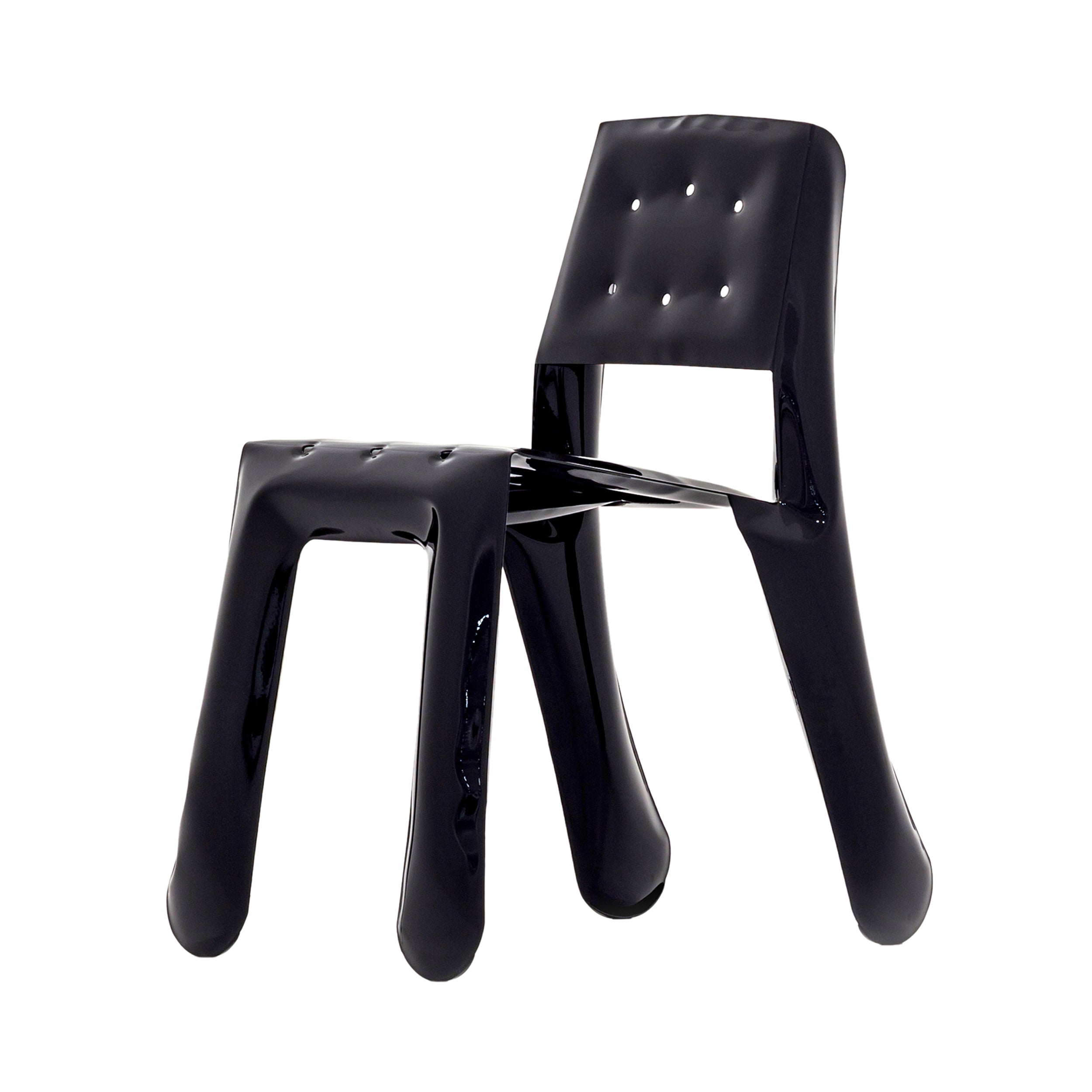 Chippensteel 0.5 Chair: Black Glossy Carbon Steel