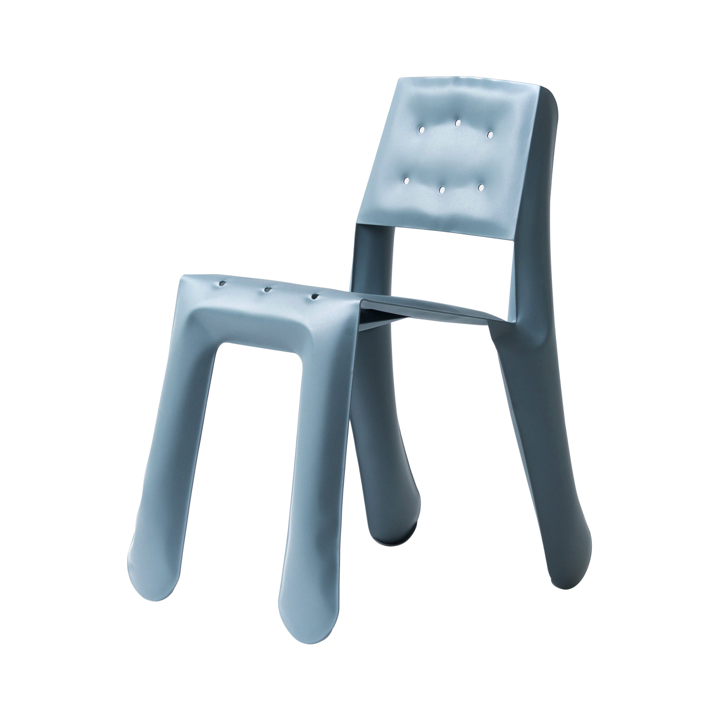 Chippensteel 0.5 Chair: Blue Grey Carbon Steel