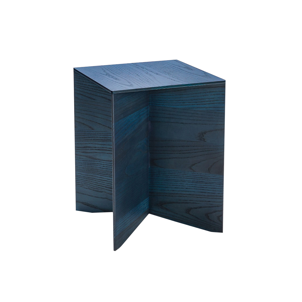 Paperwood Side Table: Indigo Ash