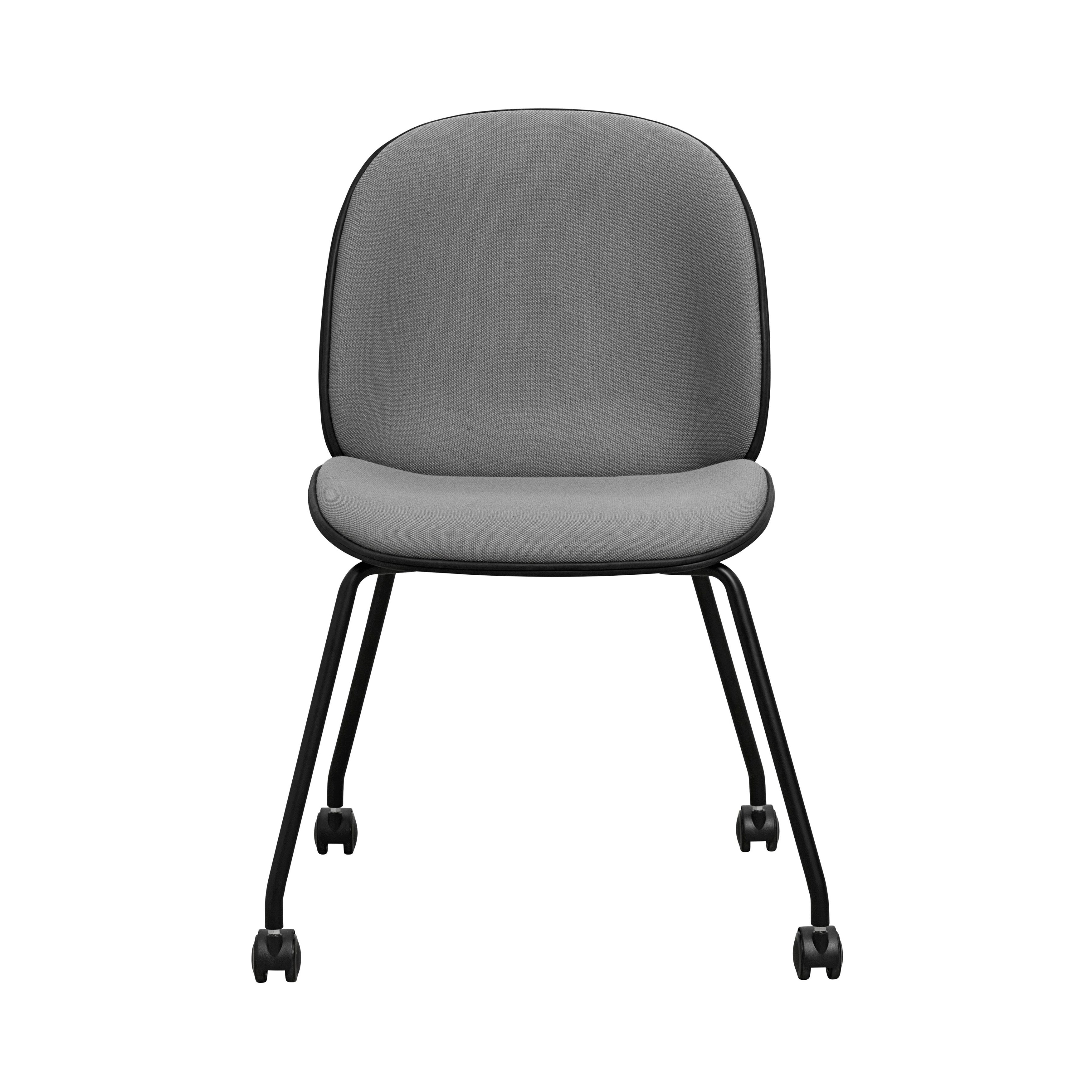 Beetle Meeting Chair: 4 Leg Castor Base + Full Upholstery