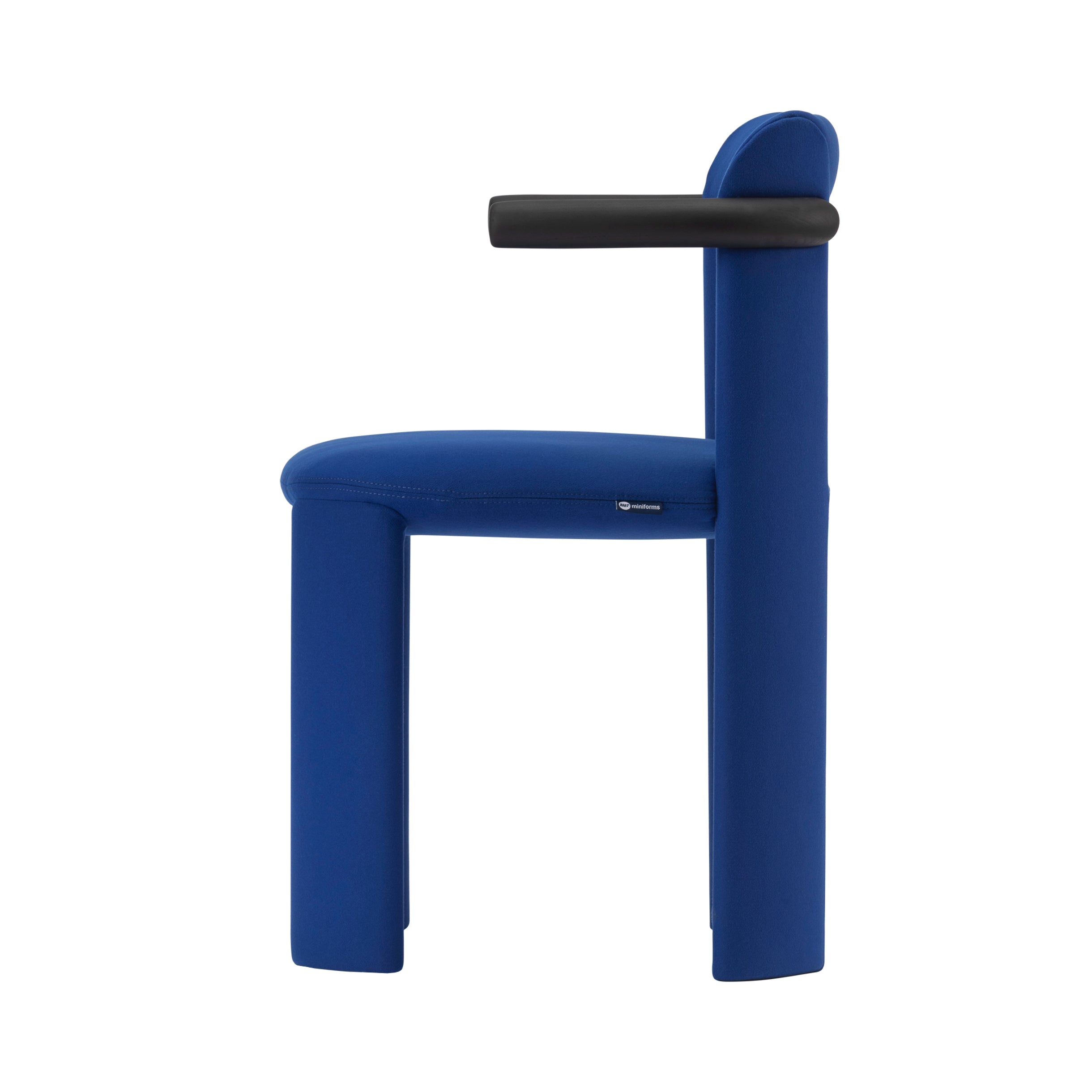 Amia Chair: With Solid Black Ash Armrest