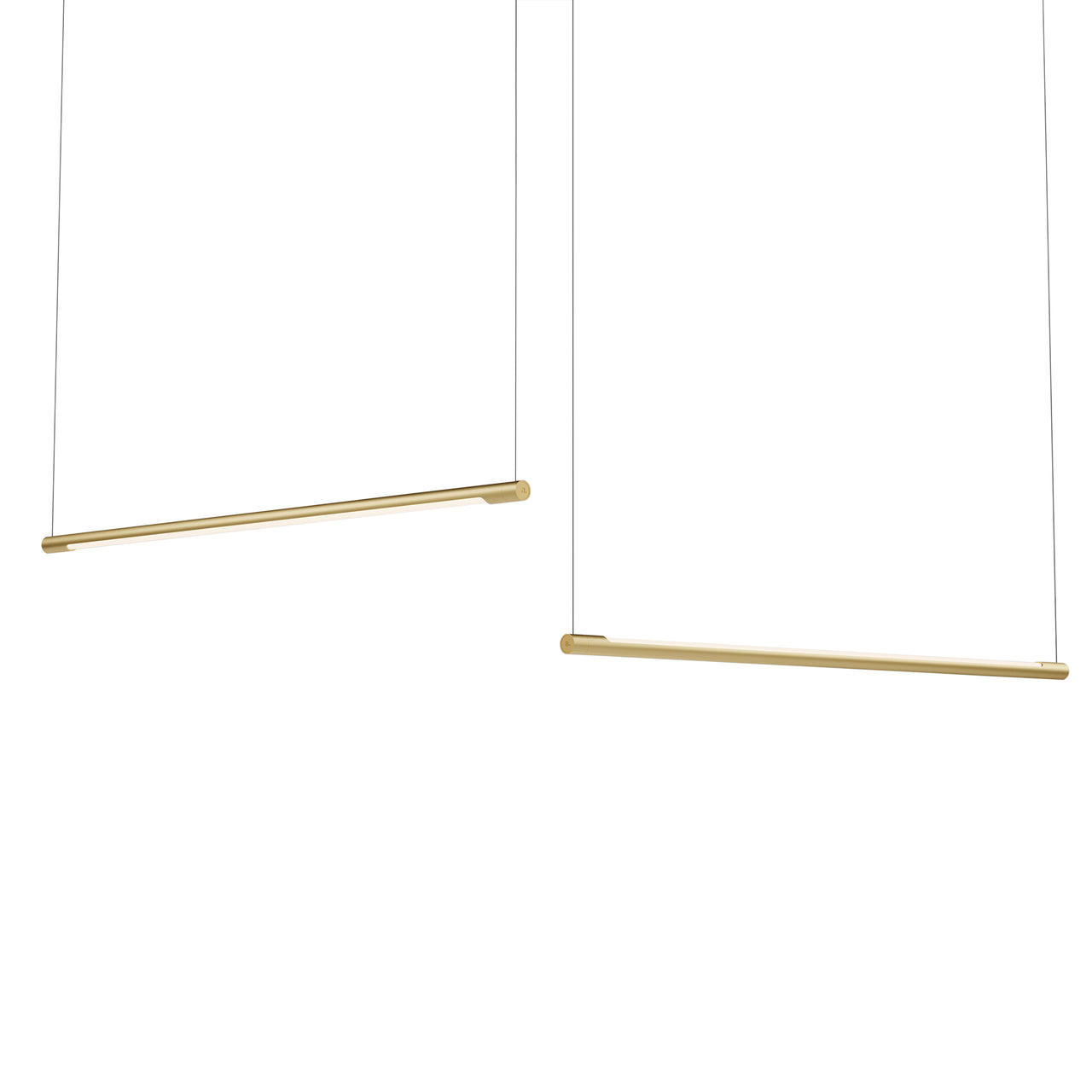 Form. Linear Suspension 4ft: Brushed Brass