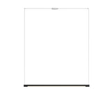 Form. Linear Suspension 4ft with Centre Canopy: Matte Black + Matte White