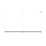 Form. 02 Linear Suspension 4ft: Matte Black + Canopy Plate