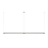 Form. 02 Linear Suspension 6ft: Matte Black + Canopy Plate Centre