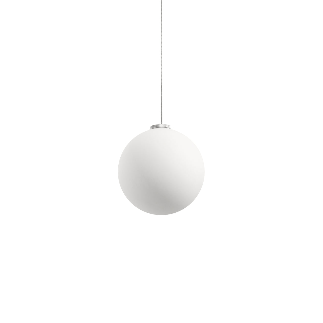 Glass 120. 01 Pendant: Brushed Aluminum