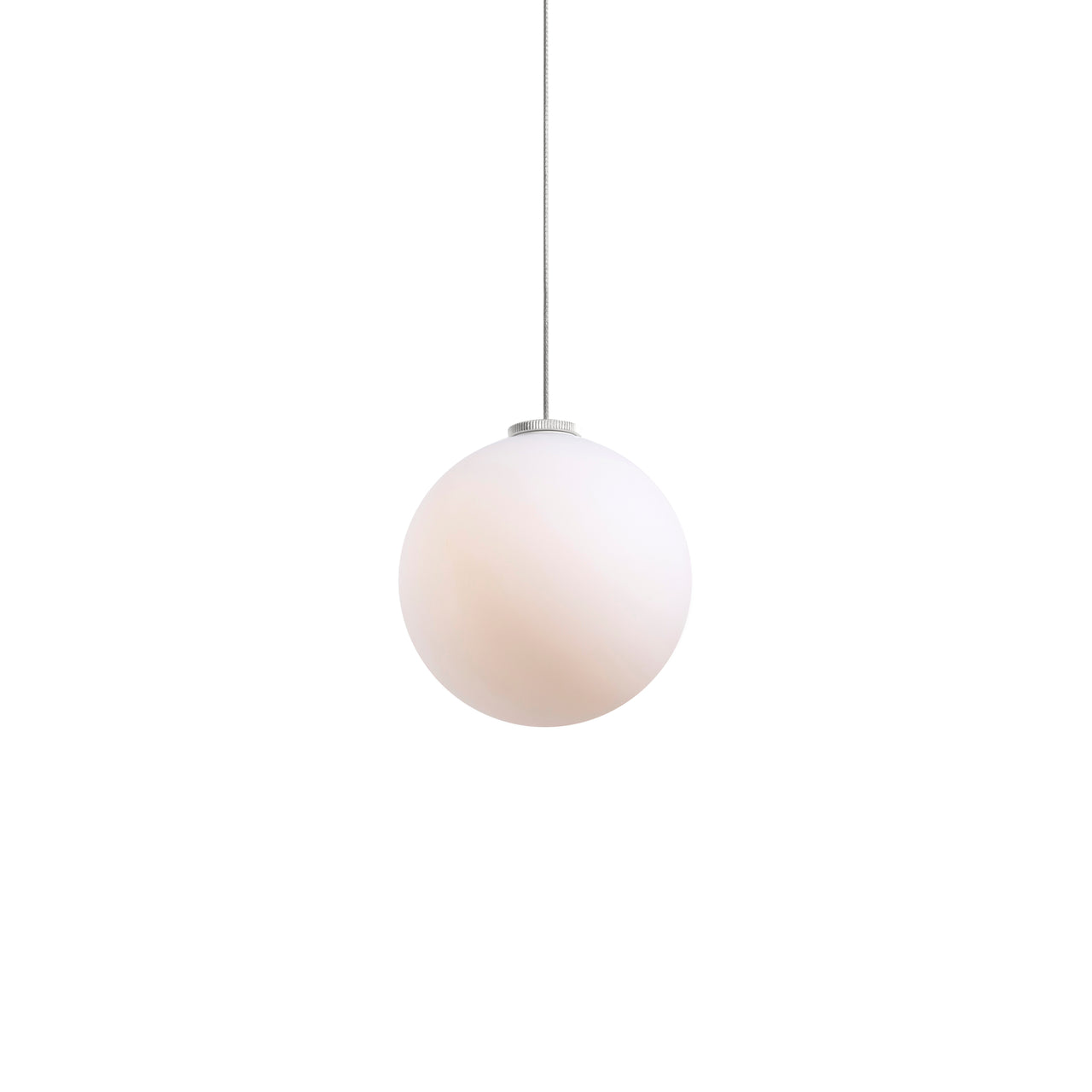 Glass 120. 01 Pendant: Brushed Aluminum