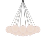 Glass 120. 19R Chandelier: Brushed Brass