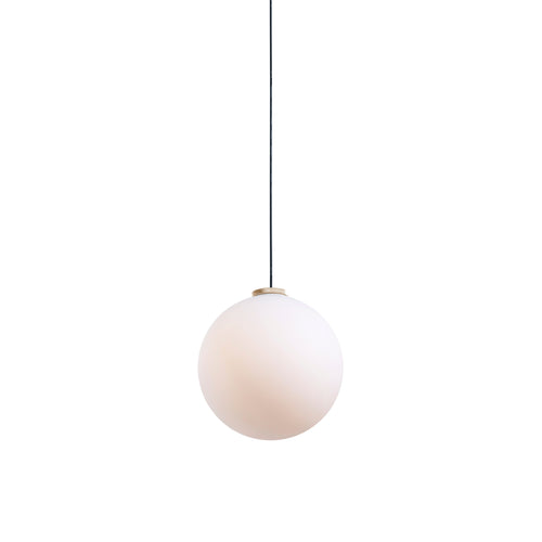 Glass 120. 01 Pendant: Brushed Brass