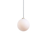 Glass 120. 01 Pendant: Brushed Brass